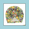 Casquettes Chapeaux 15578 Vintage Europe Infantile Bébé Garçons Filles Chapeau Florals Donut Chapeaux Enfant Enfant En Bas Âge Enfants Bonnets Turban Bébés Dr Mxhome Dhox8