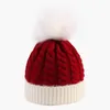 Boinas de chapéu de natal bebê garotas Beanie Set Cabeça Capul