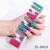 Wholesale 20 Tips Nail Sticker Decals Flowers Waterproof Full Nails Stickers Sheet with Nail Files