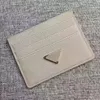 Verkskvalitet äkta läderhållare Luxurys Designers Fashion Handbag Men Women's Coin Card Holders Mini Plånböcker Key Purse PoC2514