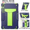 Estuches para tabletas para Samsung Tab S8 S7 PLUS S7 FE 12.4 con soporte portátil Protección de 3 capas Anti-caída Esponja incorporada Cubierta a prueba de golpes