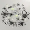 1Set Simulation Plastic Spider Bat Insect Bugs för Halloween Party Foolsday Decoration Haunted House Scary Props Kids Trick Toy 220819