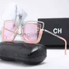 Designer Channel Sunglass Cycle Luxe Casual Fashion Woman Heren Nieuwe Metal Trend Business veelzijdige honkbal Sport Summer Vinta318V