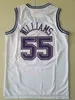 Męskie 1998-99 Vintage 55 Biała czekolada Jason Williams Basketball Jerseys 4 Chirs Webber 16 Peja stojakovic fioletowe czarne koszule S-X