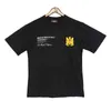 Amirs Shirt Mens T-shirt Haute Version Designer 2024ss Marque de mode américaine Affiche Lettre Pr UKPV