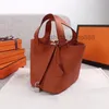 7A Qualität Umhängetaschen Handtasche Mini-Lebensmittelkorb Umhängetasche Geldbörse Geldbörsen Hirschledermuster Casual Totes Einkaufsrucksack Dame Frauen