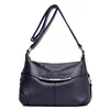 Evening Bags Vintage Women Leather Luxury Handbags Designer Messenger Crossbody Ladies Shoulder Bolsos Sac A MainEvening