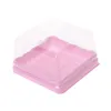 Emballage cadeau 80g Square Moon Cake Plateaux Mooncake Emballage Box Container Holder 50 SetsGift