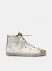 Golengoosessneakers Gloden Francys High Top Sneakers Włochy Buty marki klasyczne białe doold brudny er man man swobodne buty 649281197