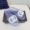 Sandalias de marcas de lujo de alta calidad Brocade Brocade Flip-Flops Zapatos de s￡ndalo de s￡ndalo Doble C Fashion Flip-Flops Beach Shoe