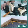 Professionella handverktygsuppsättningar avfasningsmätare 2-i-1 mätning för skärning av rörledningsinstallation hemförbättring sågvinkel baseboardprof