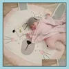Esteras Ins Moda Europa Manta de bebé recién nacido Patrón lindo de dibujos animados Estera de juego Alfombra de algodón Mxhome Drop Delivery 2021 Baby Kids Mxhome Dhah5