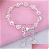 Bracelet Mode Exquis Creux Bracelet Boule Pour Femmes Bijoux Sier Plaqué Drop Livraison 2021 Bracelets Dhseller2010 Dht2U