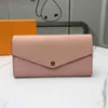 Wallets Designer bag wallet Coin purse Womens classic solid color purses flower card holder