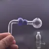 Tuyau de brûleur à mazout en verre en forme de gourde en gros, adaptateur de tabac coloré épais pour fumer en plastique acrylique, eau dab rig bongs