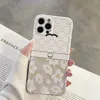 Shockproof Designer Phone Case For Ipone 13 Pro Max 12 11 Xs Max Xr Phone Cases Letter Flower Protect Shell Couples Cellphone Cover