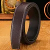 En gros Betls 2022 Hommes Femmes Designer Ceinture Véritable Cuir De Vachette Noir Or Argent Boucle Taille 100-125CM Avec Boîte Orange