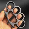 Zink 12mm tjock legering Finger Tiger Iron Four Martial Arts Designering Boxer Hand Buckle Fist Defense