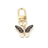 Wholesale Women Girls Butterfly Pendant Keychain Fashion Key Rings Zipper Pull Charm Planner Charms Accessories Hangbag Hanging Pendants Keyring