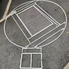 Party Decoration Wedding Arch Backdrop Wrought Iron Creative Ring Geometric Diamond Grid Frame Stand Home DecorationParty