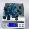 Crystal Arts and Crafts 100 Glot Natural Blue Fluorite Octaëder Cube4573016