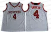 NCAA NC State Wolfpack 4 Dennis Smith Jr. Red College Basketball Jersey Indiana 4 Victor Oladipo White Stitched Jerseys