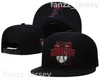 Chapeaux ajustés d'été Snapback Baseball Chapeaux Hip Hop Team Lettres sportives Black Red Broidered Tropical Nick Ahmed CH9850197