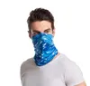Sun UV Protection Face Mask Neck Gaiter winddichte sjaal zonnebrandcrème Ademende bandana voor sport outdoor camo headscarf party masker c0819