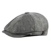 Klassische Leinen Berets Hüte für Männer Sommer Atmungsaktive sboy Caps Boina Hombre Gatsby Hut Casual Frauen Gorras Para Mujer Flache kappe 220819