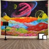 Índia Psicodélica Galaxia Espaço Tapestry Boho Decoração Casa Estética Sala Estética Mural Hippie Tapiz J220804