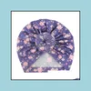 Casquettes Chapeaux 15578 Vintage Europe Infantile Bébé Garçons Filles Chapeau Florals Donut Chapeaux Enfant Enfant En Bas Âge Enfants Bonnets Turban Bébés Dr Mxhome Dhox8