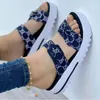 22GG NUOVE Pantofole da donna Zeppe dorate Infradito da vacanza Sandali piatti da donna Scarpe da spiaggia con plateau da donna Taglia grande 43