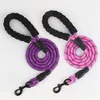 Fournitures pour animaux de compagnie laisse de chien pour petits grands chiens laisses corde réfléchissante animaux de compagnie plomb collier de chien harnais Nylon course C0819