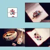 Band Rings Engagement Fashion Imitation Symphony Luxury Noble Ring Female Modeller Factory Direct Crystal Drop Delivery 2021 CARSHOP2006 DHFAR