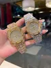 Diamentowy zegarek dla kobiet luksusowy projektant qatches moda ze stali nierdzewnej pasek Montre de Luxe BP fabryka