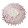 Coussin/oreiller décoratif moderne simple rond chrysanthème néerlandais velours tournesol housse de coussin maison literie peut être retiré lavéCushion/D