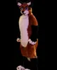 Set di costumi di Halloween per animali di peluche Fursuit Husky Fox mascotte