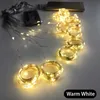 Strings LED Jaar Decoraties 2022 Kerstlampen Festoon Fairy String Holiday House Garland Gordijnlamp voor Home Roomled