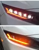 Farlar Honda Civic için LED X G10 20 16-2021 DRL Turn Sinyal Far LED Sisli Angel Göz Aydınlatma Aksesuarları