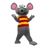 Costume de mascotte de souris Halloween Party Event Props Event Dress-up Outfit Marche Marionnette Animal Fursuit