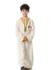 터키 무슬림 어린이 아바야 jubba thobe kimono boy thobe thawb caftan for islamic clothing long Robes 드레스 두바이 아랍 Q8F3#