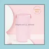 Ensembles De Vaisselle 800Ml / 1000Ml Double Boîte À Lunch Thermique En Acier Inoxydable Avec Cuillère Pliable Fiole À Vide Portable Insation Sou Yydhhome Dhslq