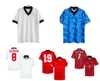 Retro Old Futbol Forması Özelleştirilmiş Tay Kalite King kapakları 10 Owen Rooney LineKer 8 Gascoigne Lampard Scholes 6 Moore 9 Kane Shearer 4 Gerrard