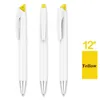 Bolígrafos de transferencia térmica DIY hechos a mano creativos, regalo de negocios de oficina, consumibles en blanco neutros, bolígrafo de plástico LK240