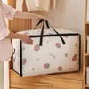 Storage Bags Foldable Mesh Quilt Bag Home Double Zipper Clothes Pillow Luggage C0823