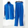 Mens womens Designer Tracksuits 운동복 운동복 재킷 바지 화이트 컬러 스트라이프 사이드 지퍼 캐주얼 고품질 가을과 겨울에 필수