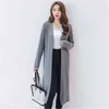 Women's Sweaters Summer Autumn Women Modal Long Vest Female Sweater Vests Long Sleeves Womens Casual Jacket Ladies Scarf Outerwear J220915