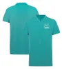 T-shirt à manches courtes et à revers pour fans de course, vêtements de travail de l'équipe F1, à séchage rapide, nouvelle collection 2022