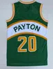 Gary 20 Payton Stitched Vintage Kevin 35 Durant Seattle Basketball Jerseys Shawn 40 Kemp Ray 34 Allen Green Yellow Red Retro Stitched Jersey