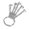 Halloween Bangle For Women Gothic Punk Hand Skull Skeleton Elasticity Adjustable Bracelet